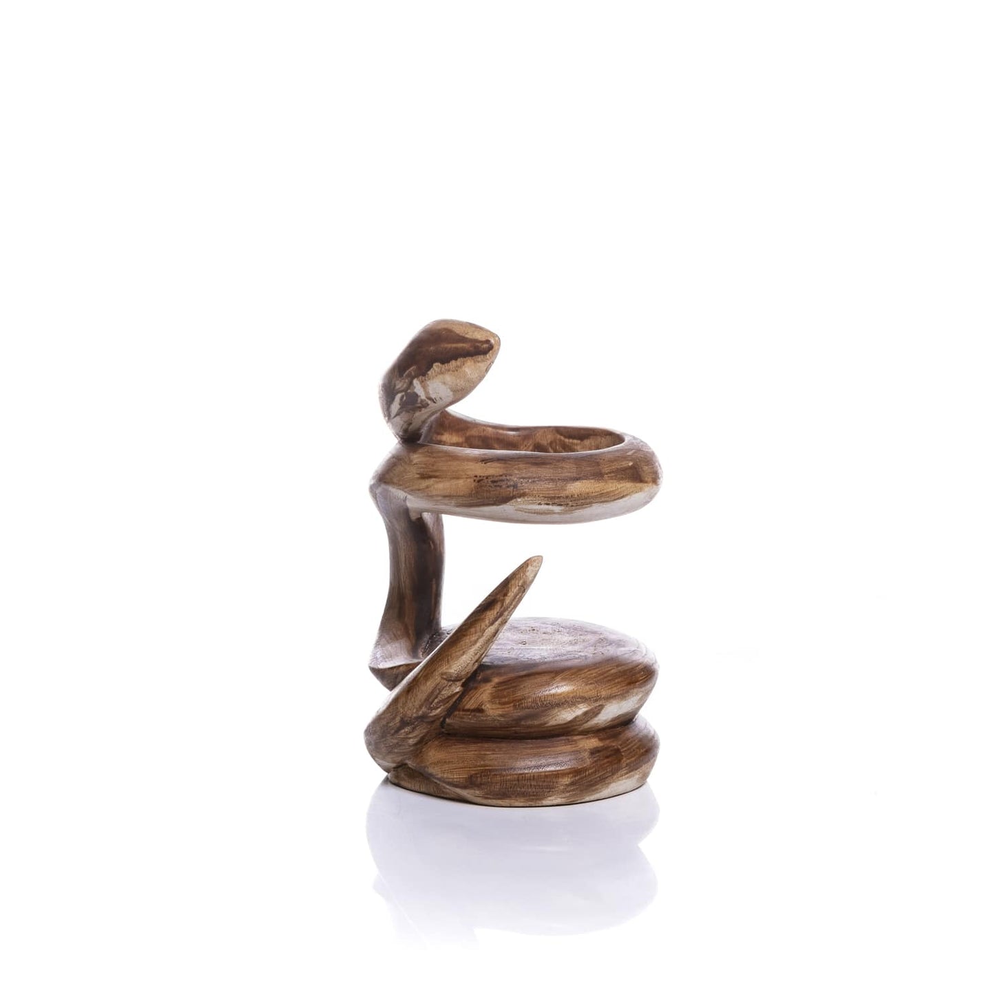 Portabottiglia con forma di serpente - Asmat Design