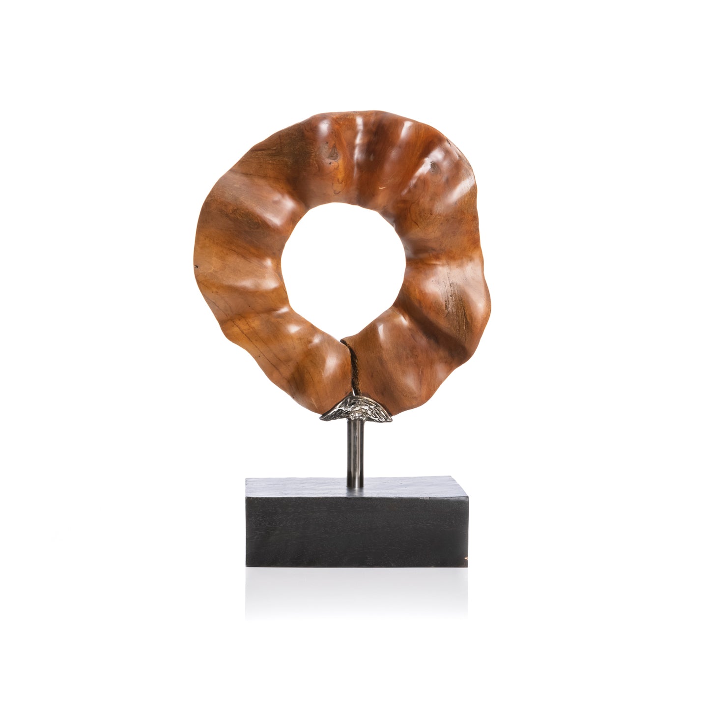 Struttura astratta in legno di teak - Asmat Design