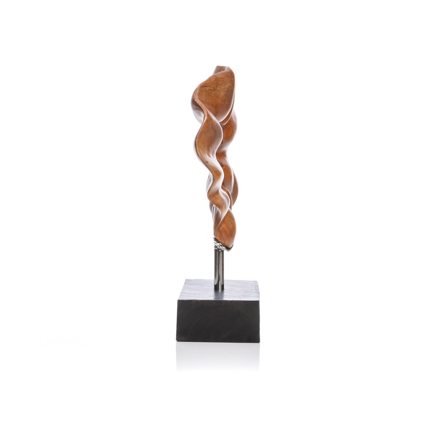 Struttura astratta in legno di teak - Asmat Design