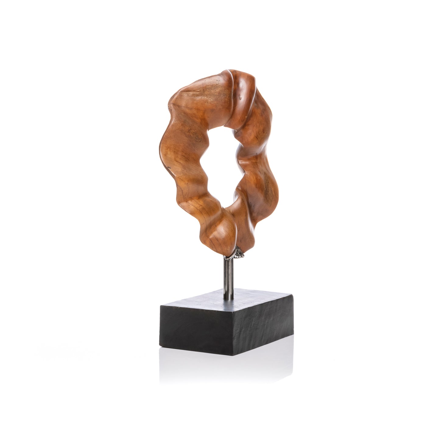 Struttura astratta in legno di teak - Asmat Design