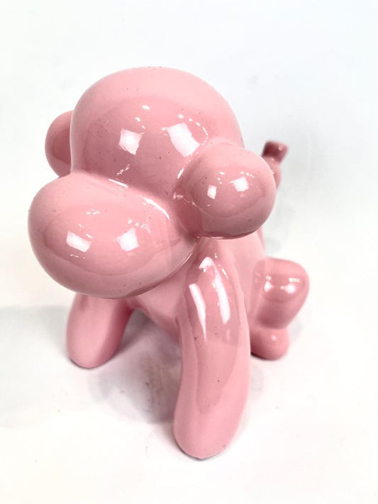 Scimmietta in resina rosa - Asmat Design