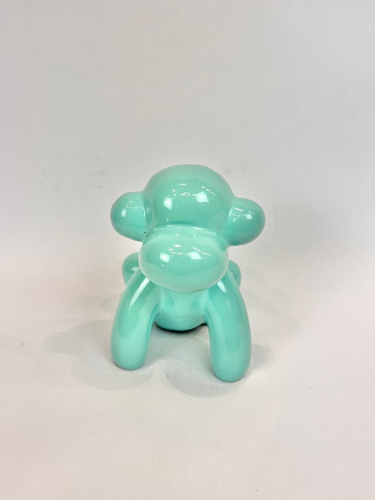 Scimmietta in resina tiffany - Asmat Design