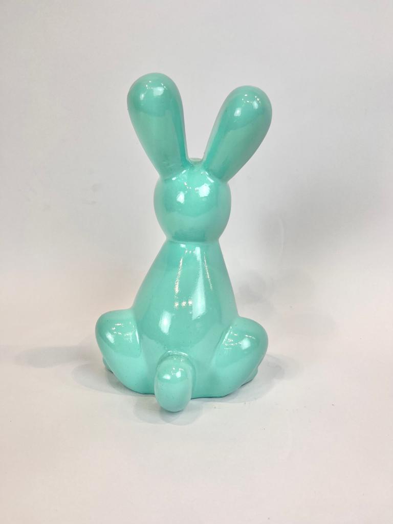 Coniglietto in resina tiffany - Asmat Design