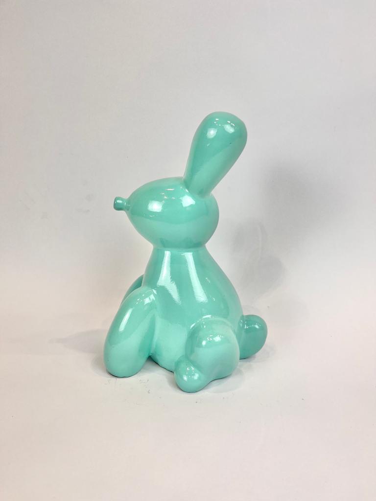 Coniglietto in resina tiffany - Asmat Design