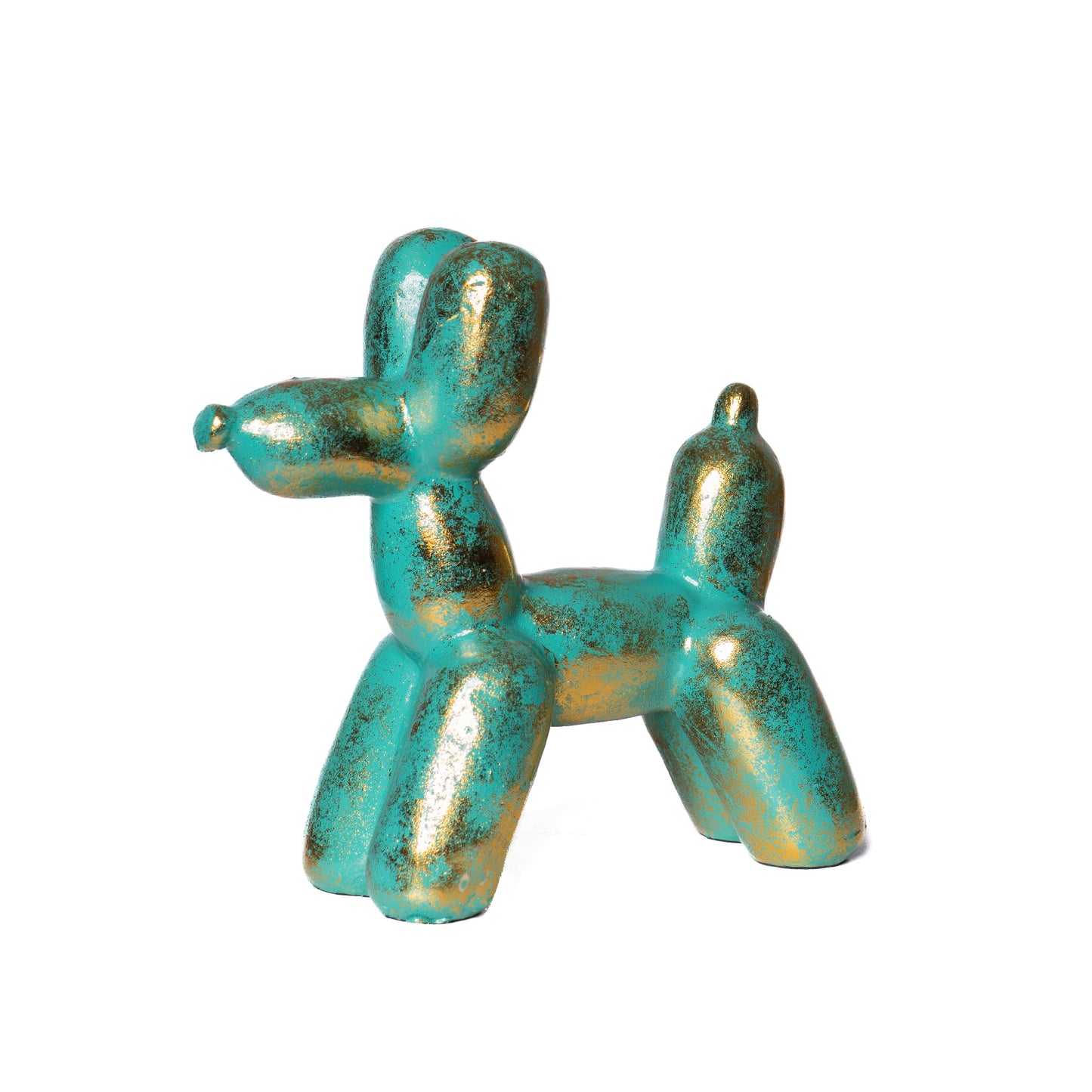 Balloon dog gold in resina - versione S -