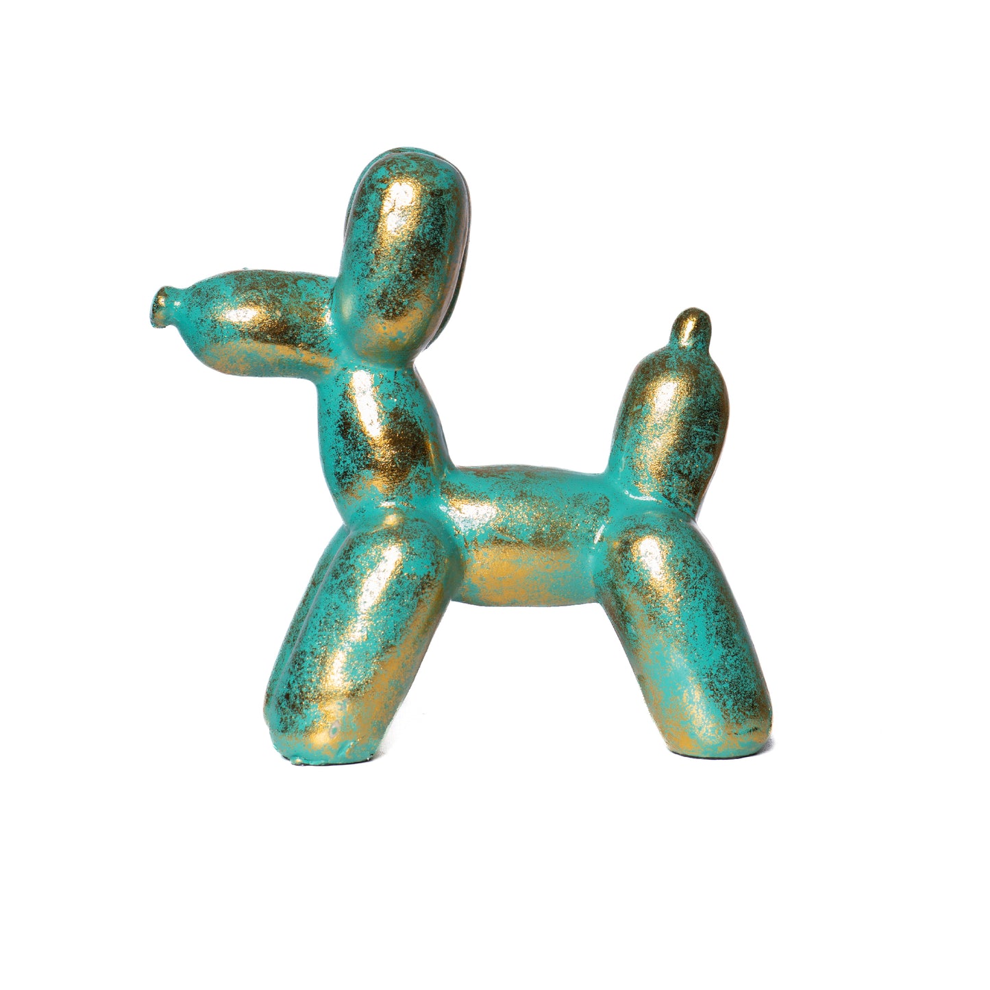 Balloon dog gold in resina - versione S -