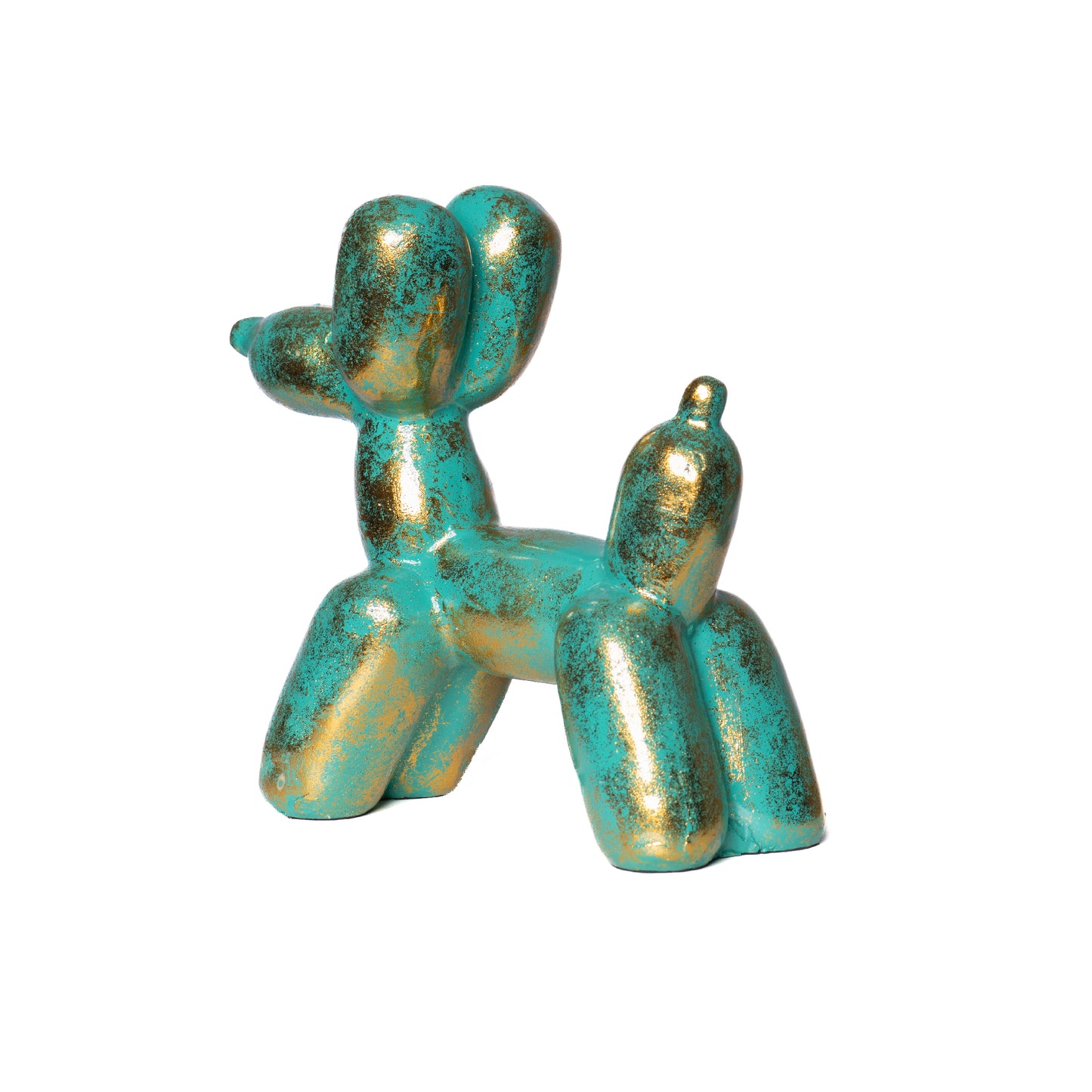 Balloon dog gold in resina - versione S -