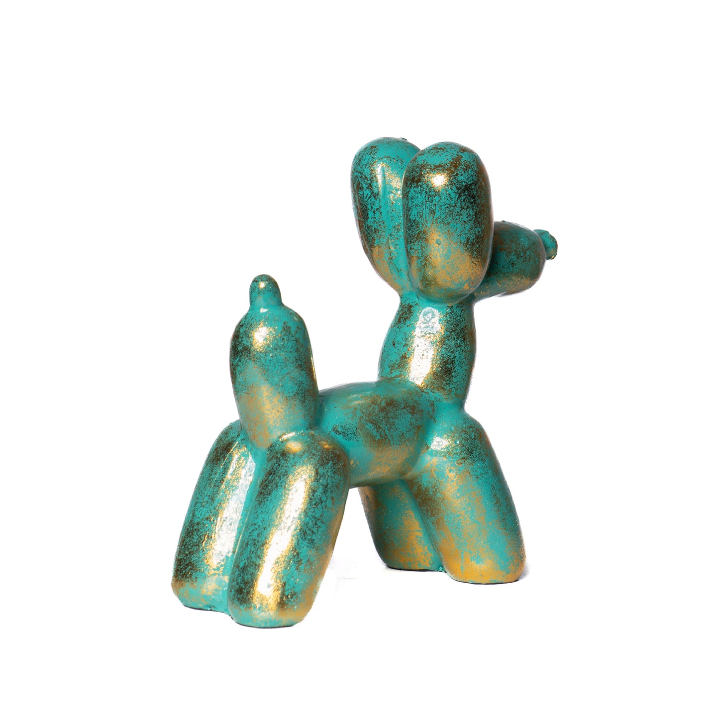 Balloon dog gold in resina - versione S -