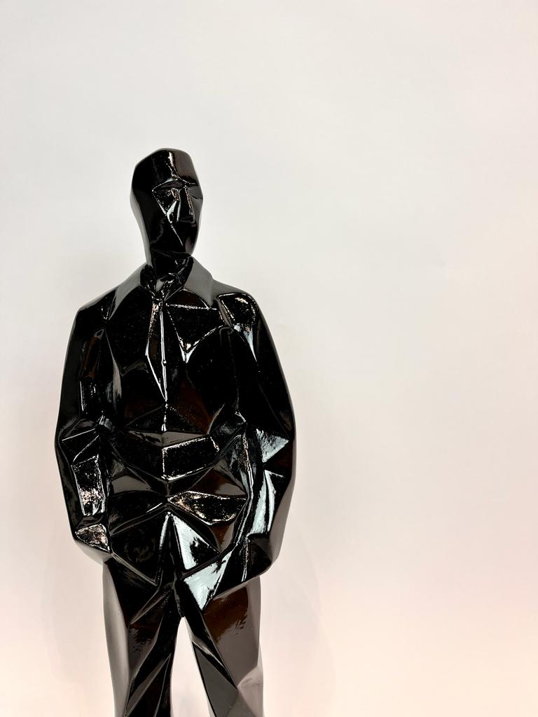 Man in resina nero - Asmat Design