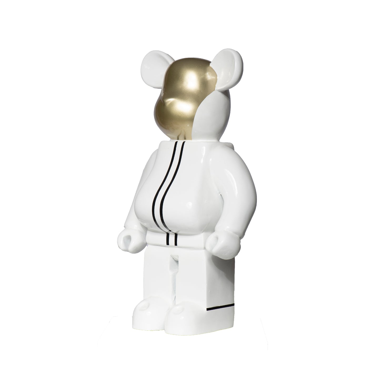 Bearbrick White-Gold