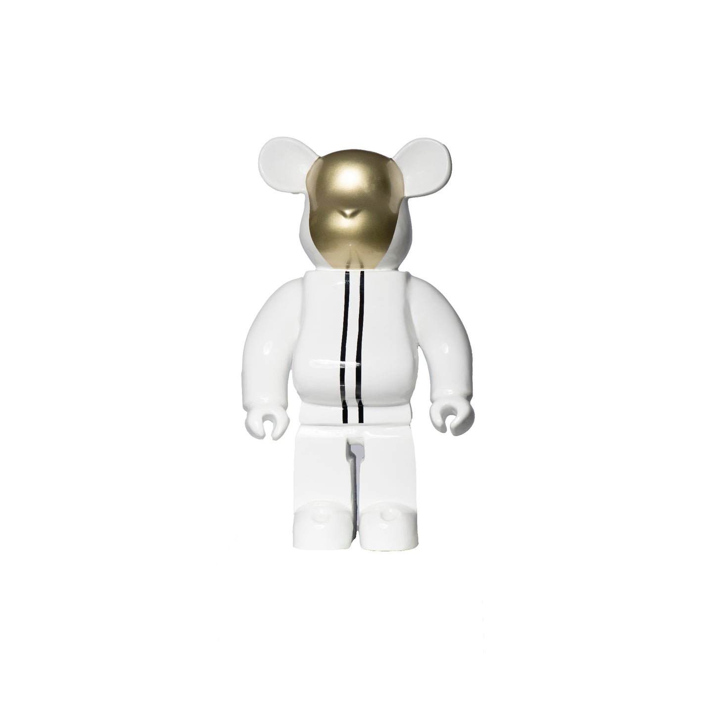 Bearbrick White-Gold