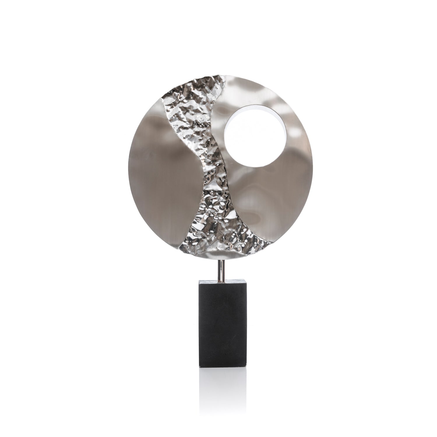 Struttura cerchio in acciaio con particolari decorativi - Asmat Design
