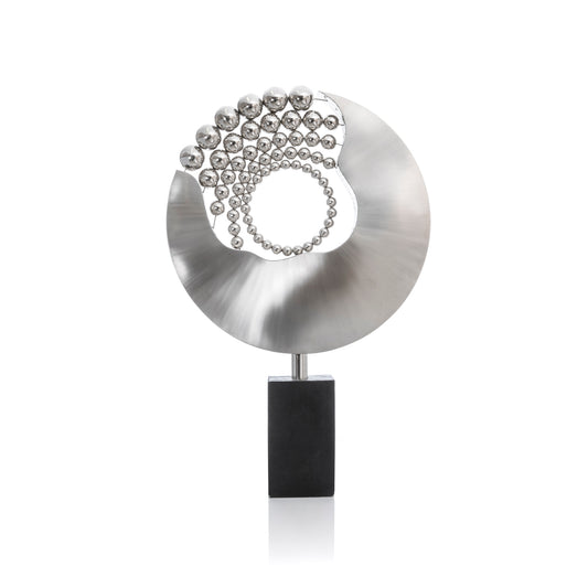 Struttura Round con particolari sfere decorative in acciaio - Asmat Design