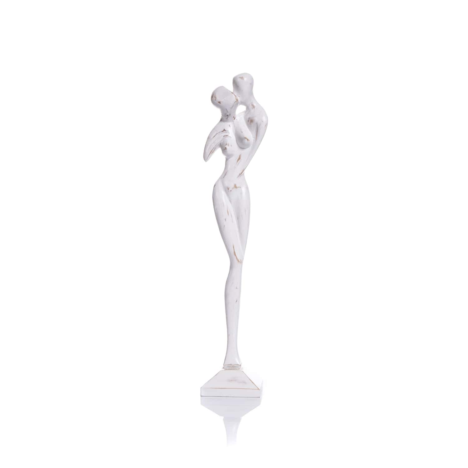 Statuetta in legno bianco - Asmat Design