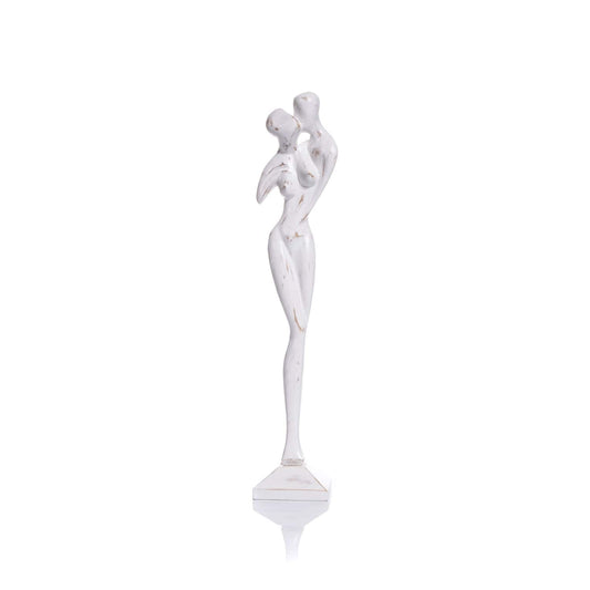 Statuetta in legno bianco - Asmat Design