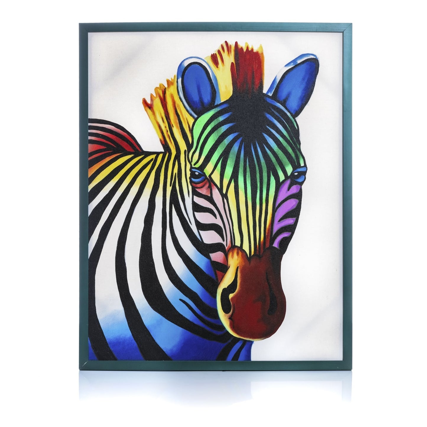 Quadro zebra multicolor Asmat