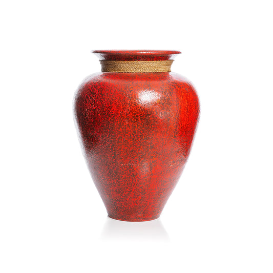 Vaso rosso in terracotta - Asmat Design